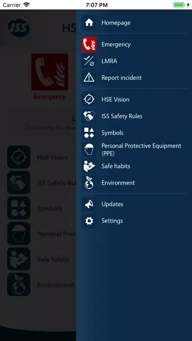 Ảnh chụp màn hình của ISS HSE
