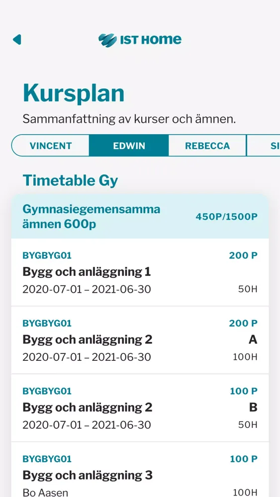 Zrzuty ekranu IST Home Skola