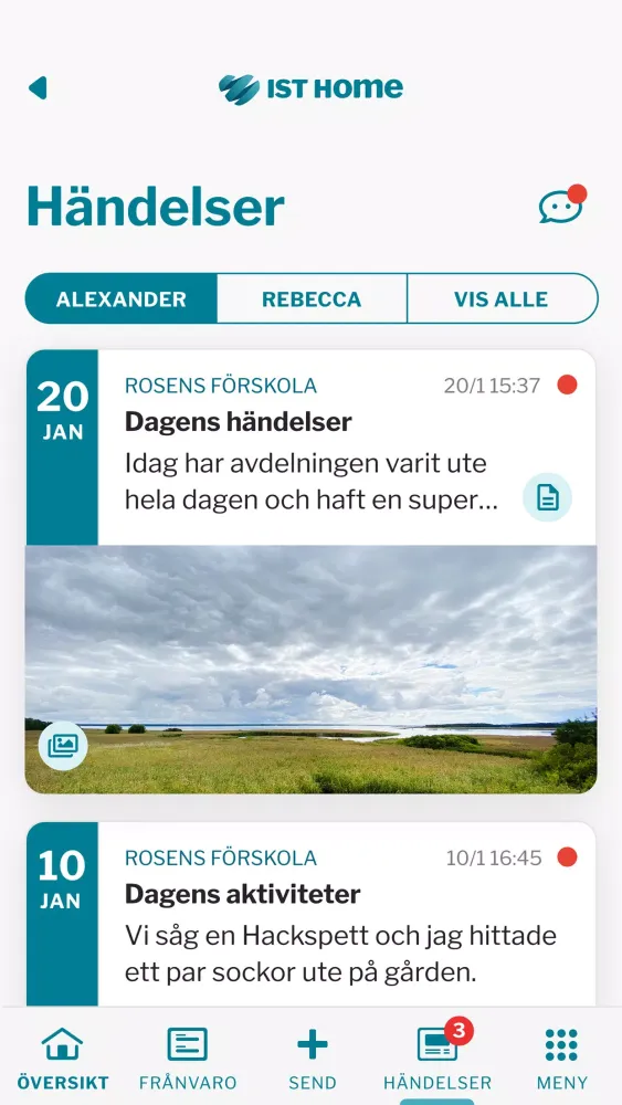Zrzuty ekranu IST Home Skola