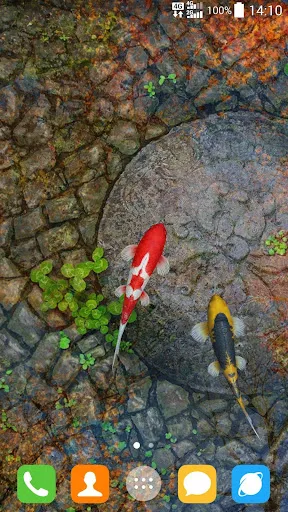 Tangkapan layar Water Garden Live Wallpaper