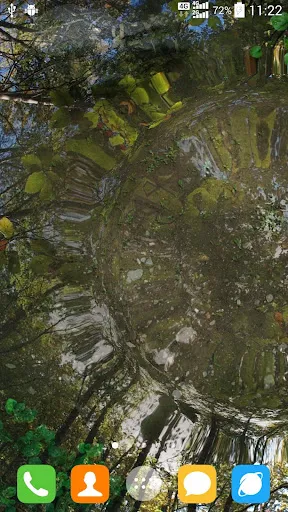 Tangkapan layar Water Garden Live Wallpaper