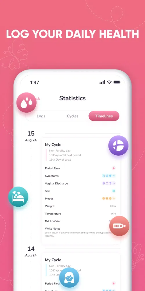 Period Tracker Screenshots