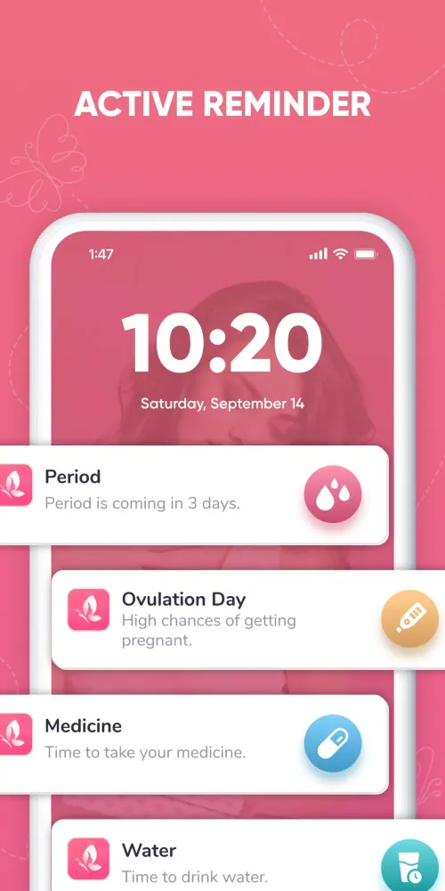 Period Tracker Screenshots