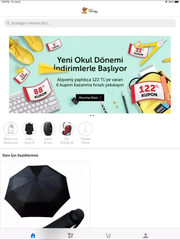 Zrzuty ekranu Söyle Yerinden iPad 