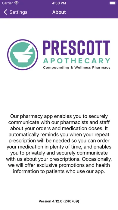 Prescott Apothecary Screenshots