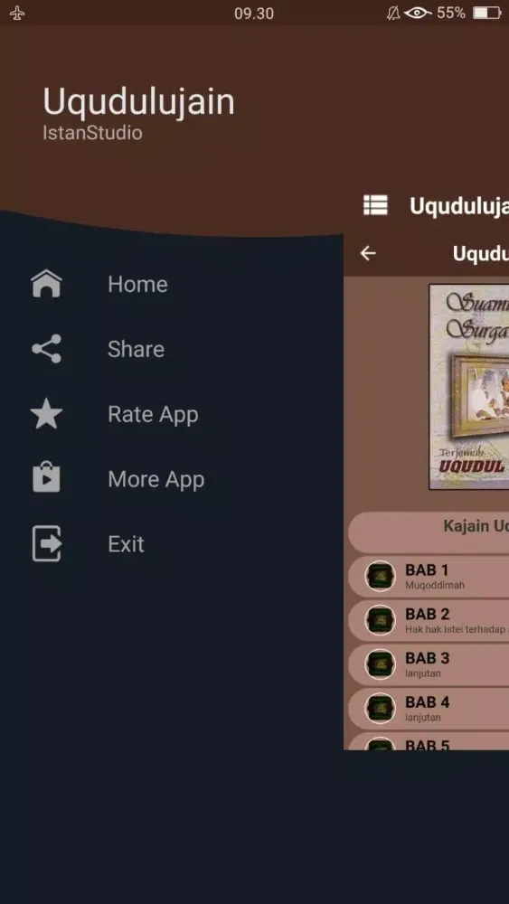 ภาพหน้าจอของ Uqudulujain/Kitab Rumah Tangga