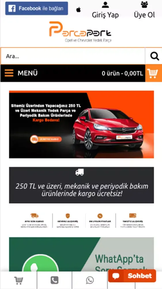 Parcapark Ekran Görüntüleri