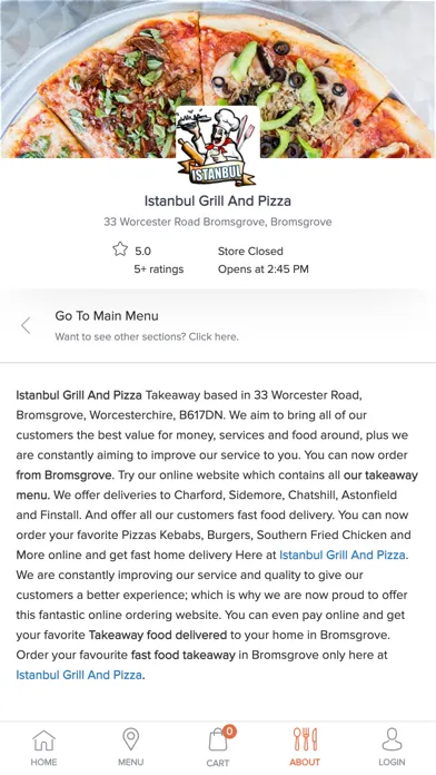 Istanbul Grill & Pizza 스크린샷