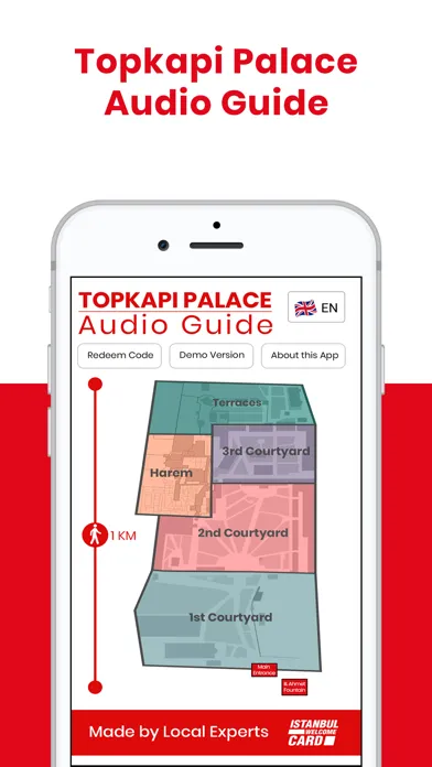 Tangkapan layar Topkapi Palace Audio Guide
