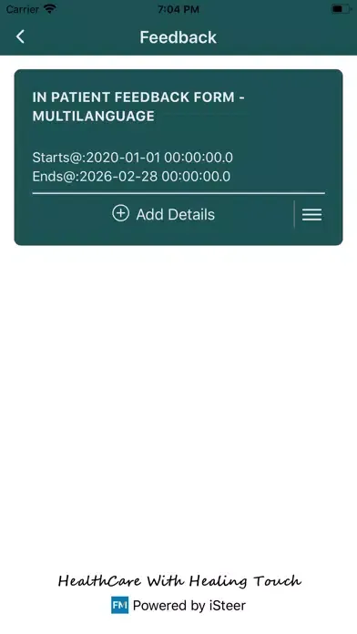 Скриншоты iSteer Patient App