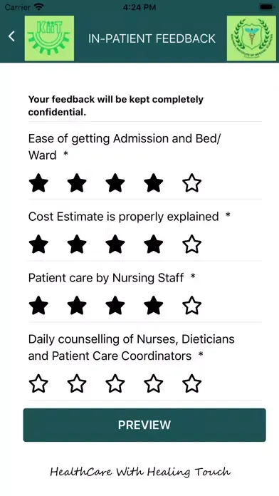 Скриншоты iSteer Patient App