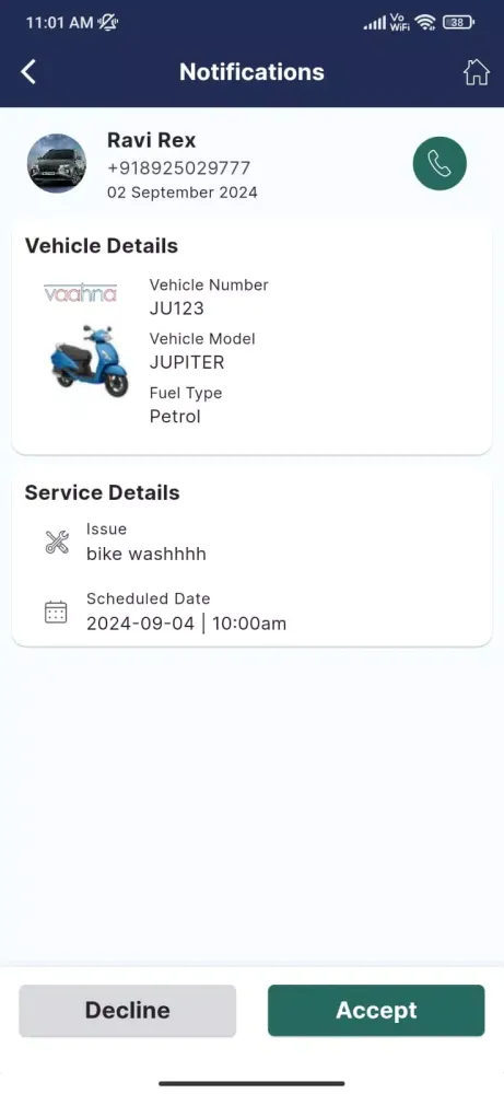Zrzuty ekranu mVaaHna Private Mechanics app