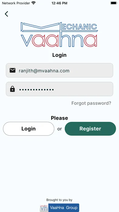 mVaaHna Private Mechanics app স্ক্রিনশট