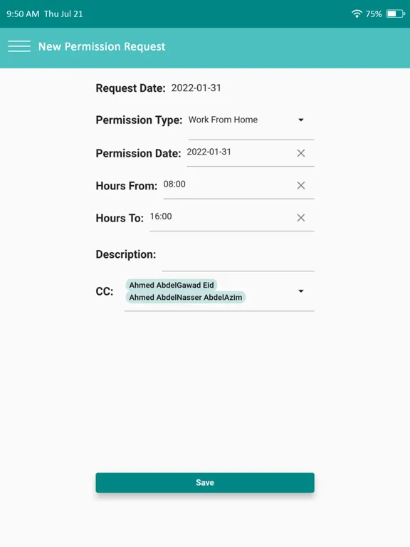 HR Afaqy iPad  স্ক্রিনশট