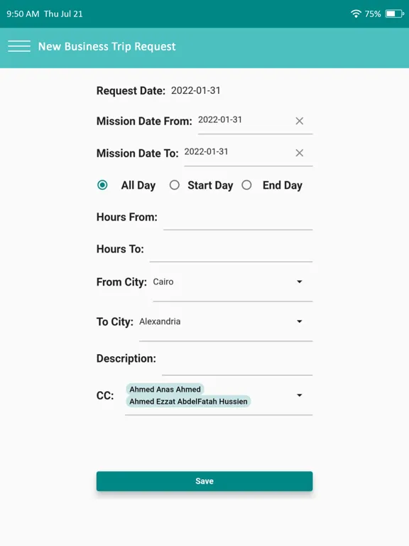 HR Afaqy iPad  স্ক্রিনশট