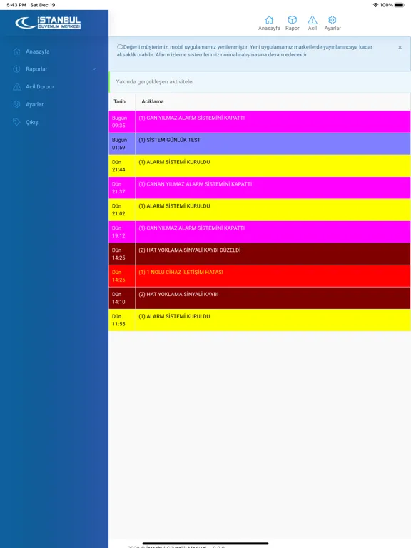Скриншоты Istanbul Güvenlik Merkezi iPad 