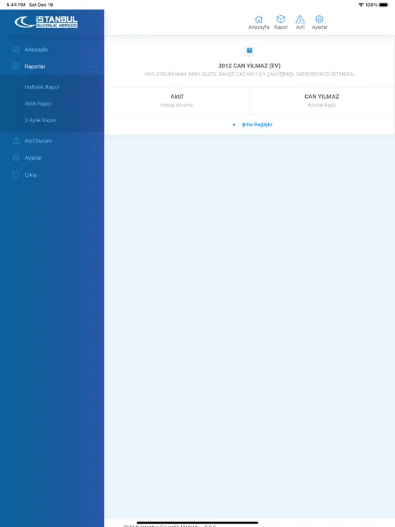 Скриншоты Istanbul Güvenlik Merkezi iPad 