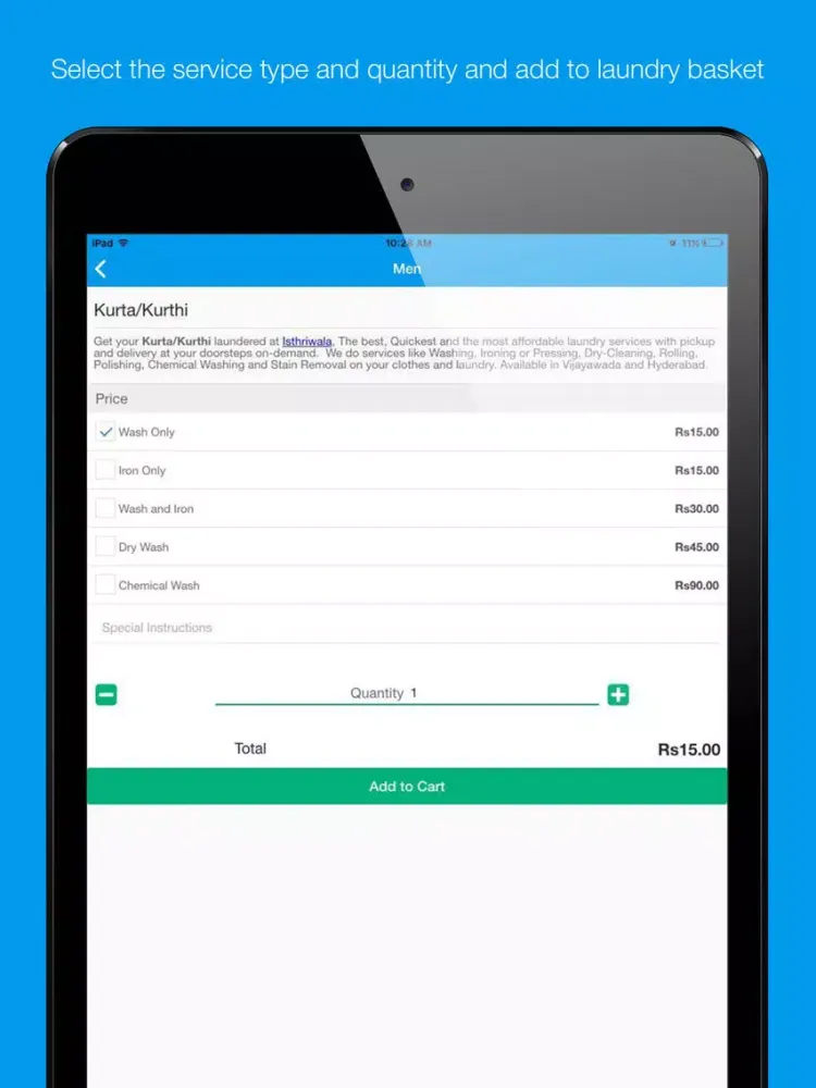 صور Isthriwala Laundry & Dry Clean iPad 