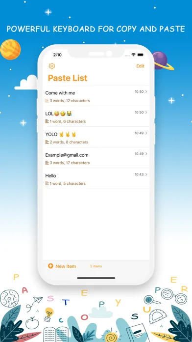 Super Paste Keyboard Screenshots