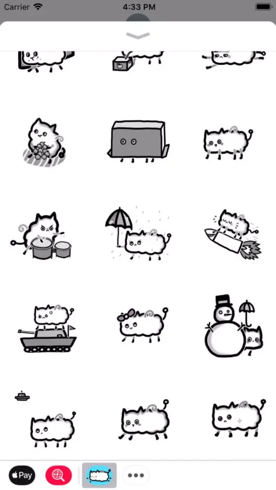 Astronaut Cat Animated Sticker Screenshots