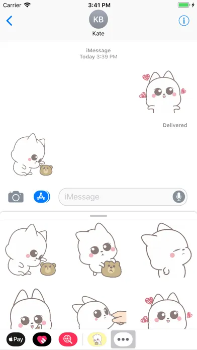 Tangkapan skrin Catty and Piggy Animated