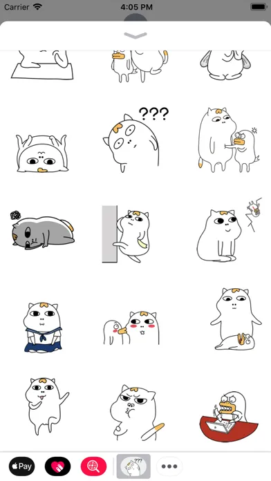 Capturas de tela do Crazy Cat Animated Stickers