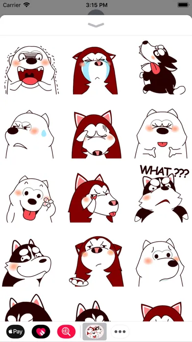 Capturas de pantalla de Dog Crew Animated Stickers