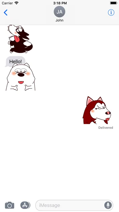 Capturas de pantalla de Dog Crew Animated Stickers