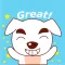 Excited Dog Animated Stickers