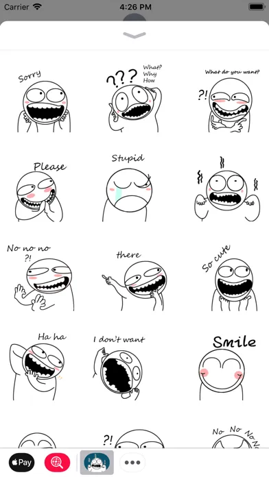 Face Reactions Stickers Screenshots