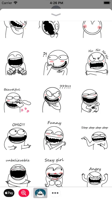 Face Reactions Stickers Screenshots