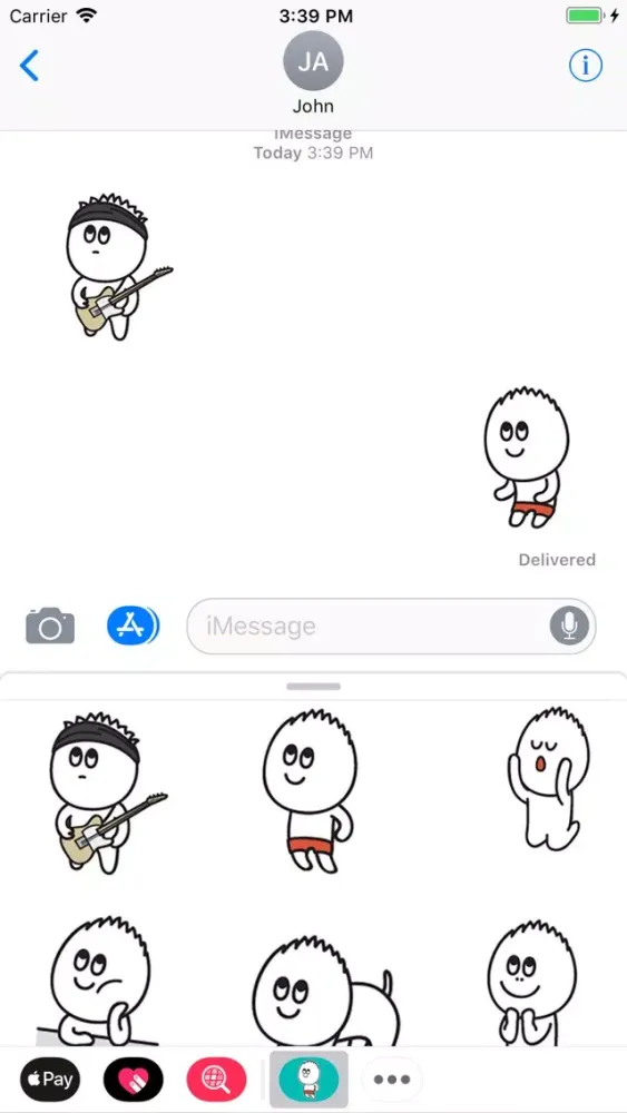 Funny Boy Animated Stickers Screenshots