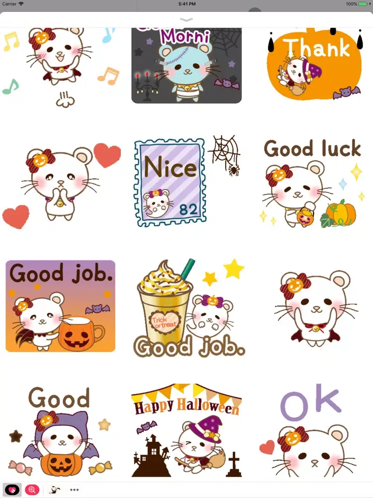 Bear at Halloween Animated iPad  스크린샷