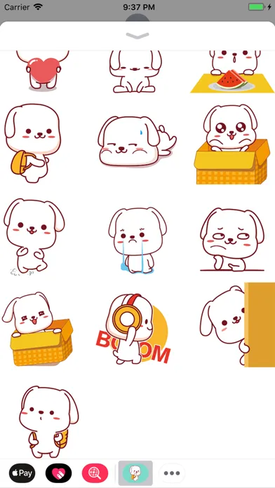 Labrador Dog Animated Stickers Screenshots