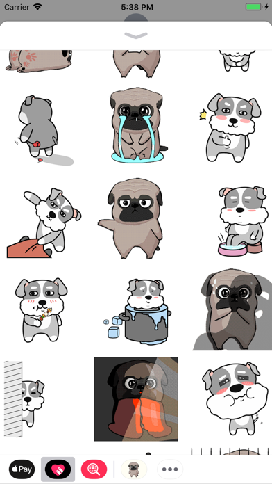 Pug and Poodle Animated 스크린샷