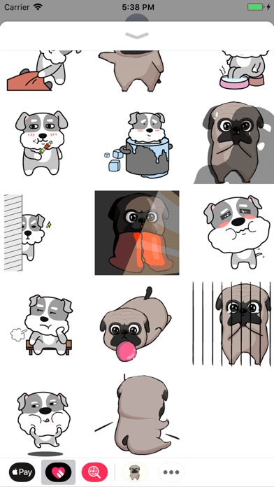 Pug and Poodle Animated 스크린샷