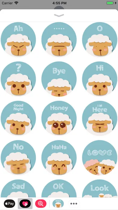 Woolly Sheep Animated Stickers应用截图