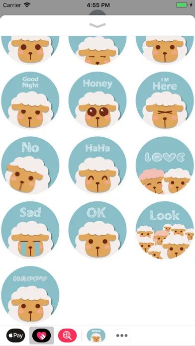Woolly Sheep Animated Stickers应用截图