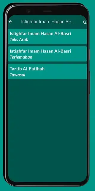 Istighfar Imam Hasan Al-Basri Ekran Görüntüleri