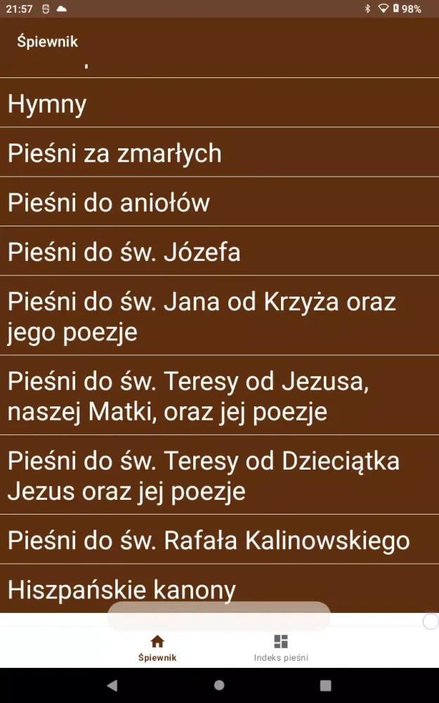 Śpiewnik karmelitański Screenshots