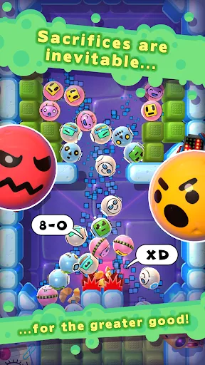 Tangkapan layar Rolling Down: Emoji Adventure