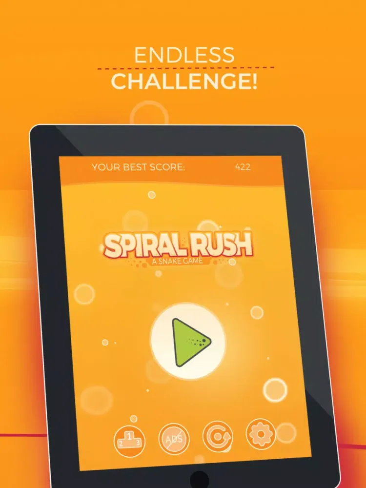 Spiral Rush: a Snake Game iPad  स्क्रीनशॉट