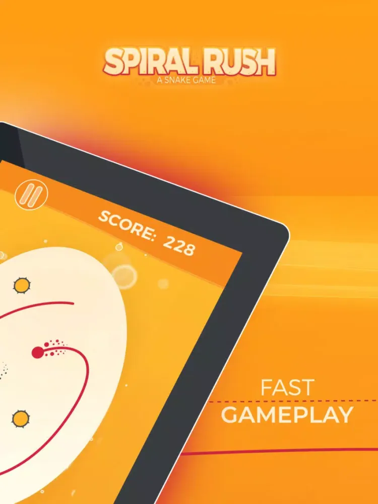 Spiral Rush: a Snake Game iPad  स्क्रीनशॉट