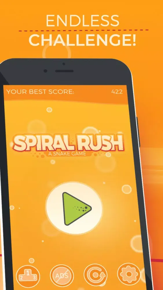 Spiral Rush: a Snake Game स्क्रीनशॉट