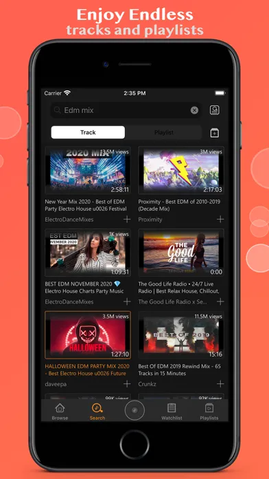 Capturas de pantalla de Myt Music - Video Player