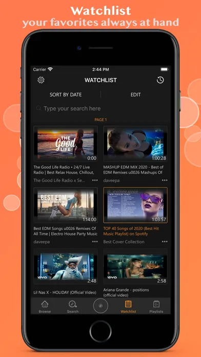 Capturas de pantalla de Myt Music - Video Player