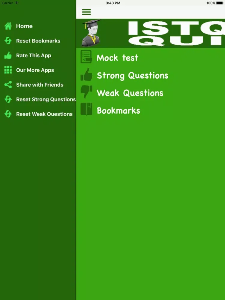 ภาพหน้าจอของ ISTQB Exam Prep iPad 
