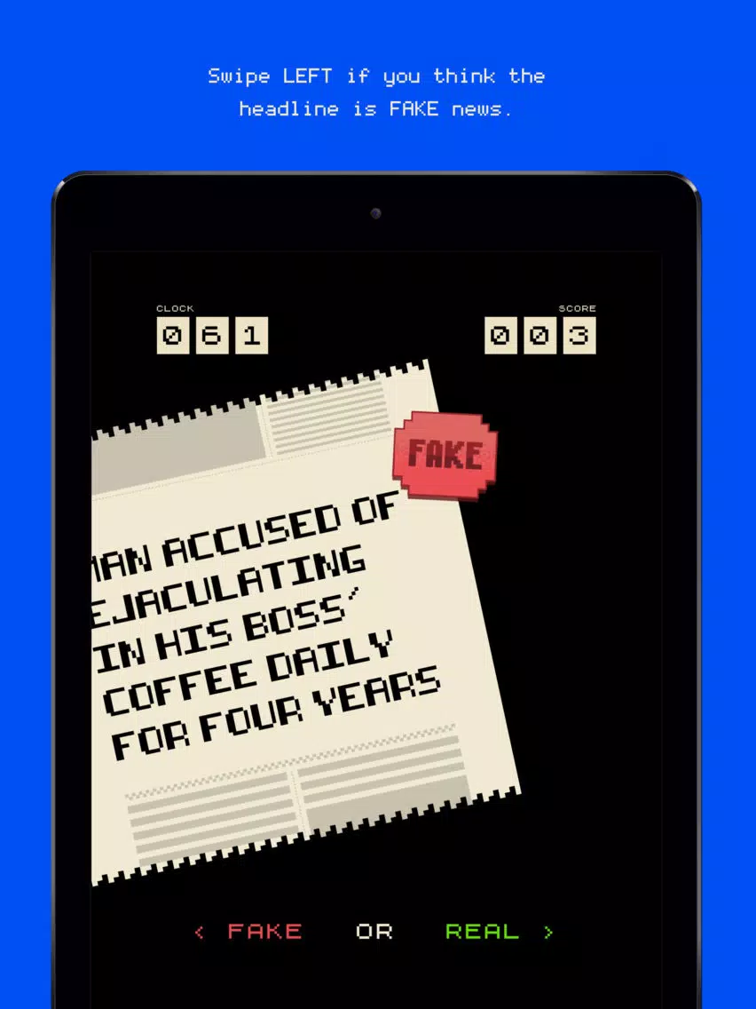 Fake News: The Game iPad  Screenshots