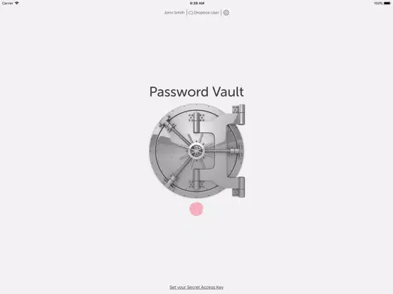 Captures d'écran de iStratus® Password Vault iPad 