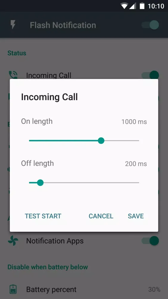 Flash Notification स्क्रीनशॉट